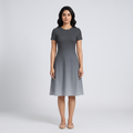Light Steel A Line Dress