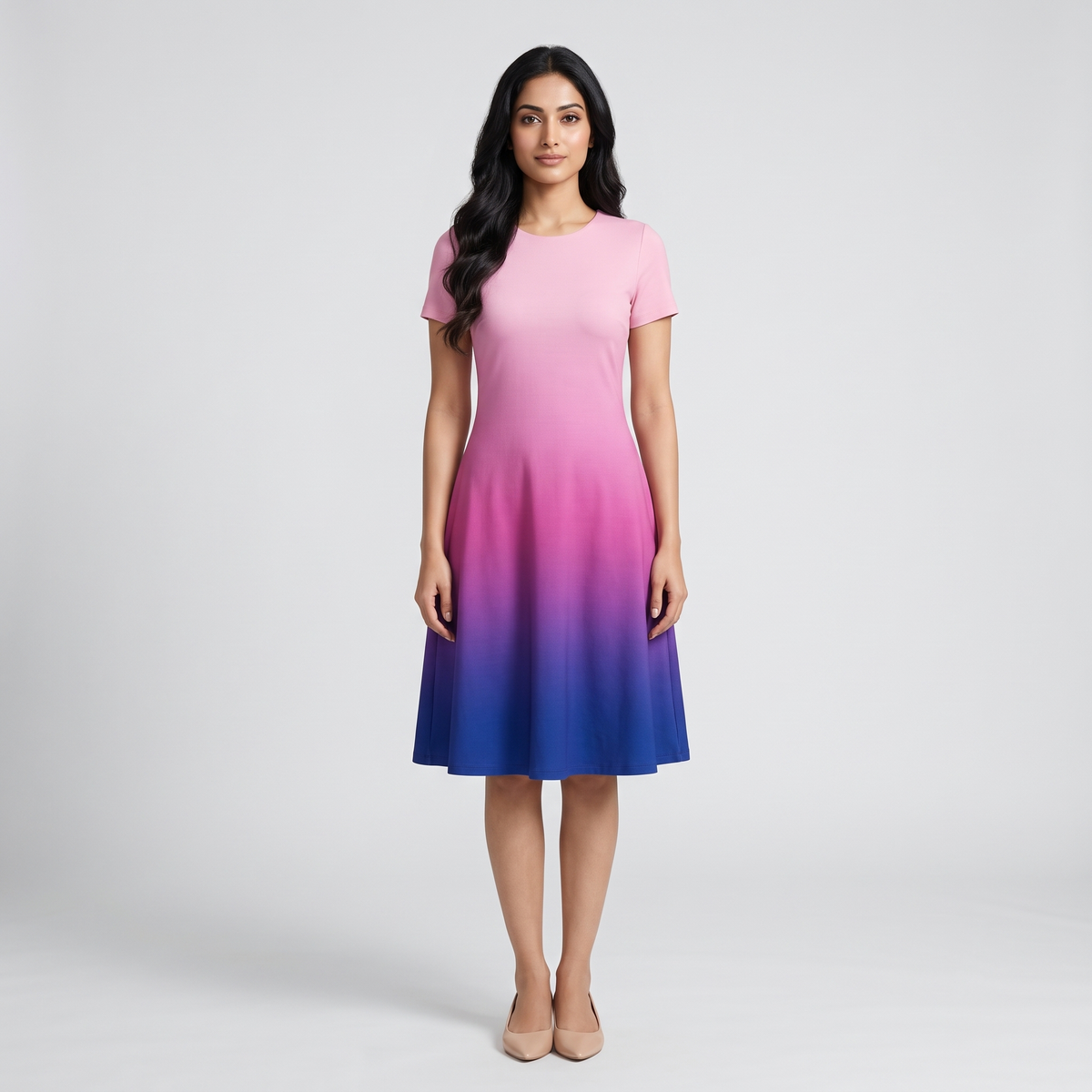 Rainbow Delight A Line Dress