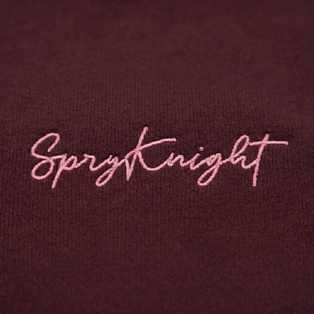 Women's Maroon Cropped Hoodie