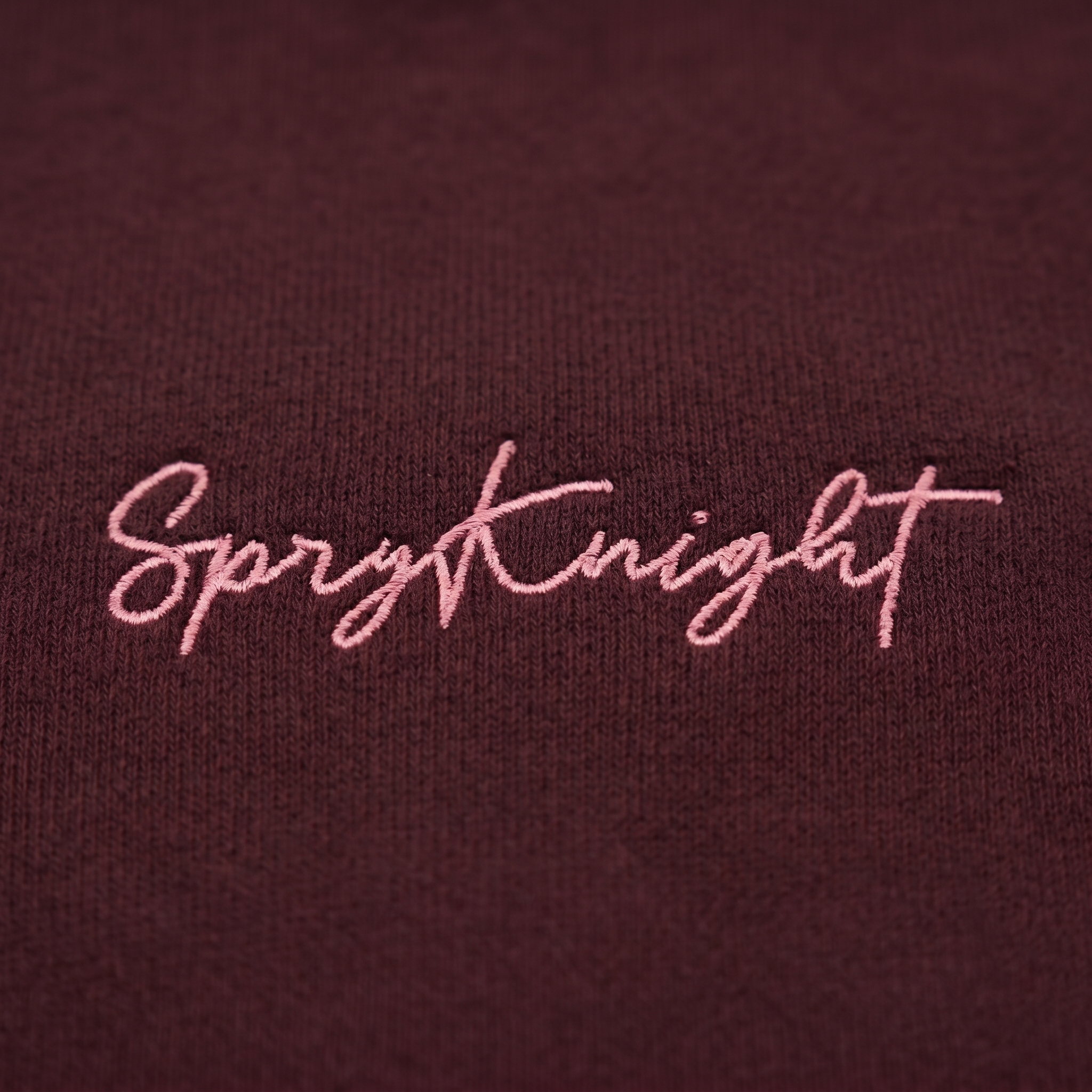Women's Maroon Cropped Hoodie