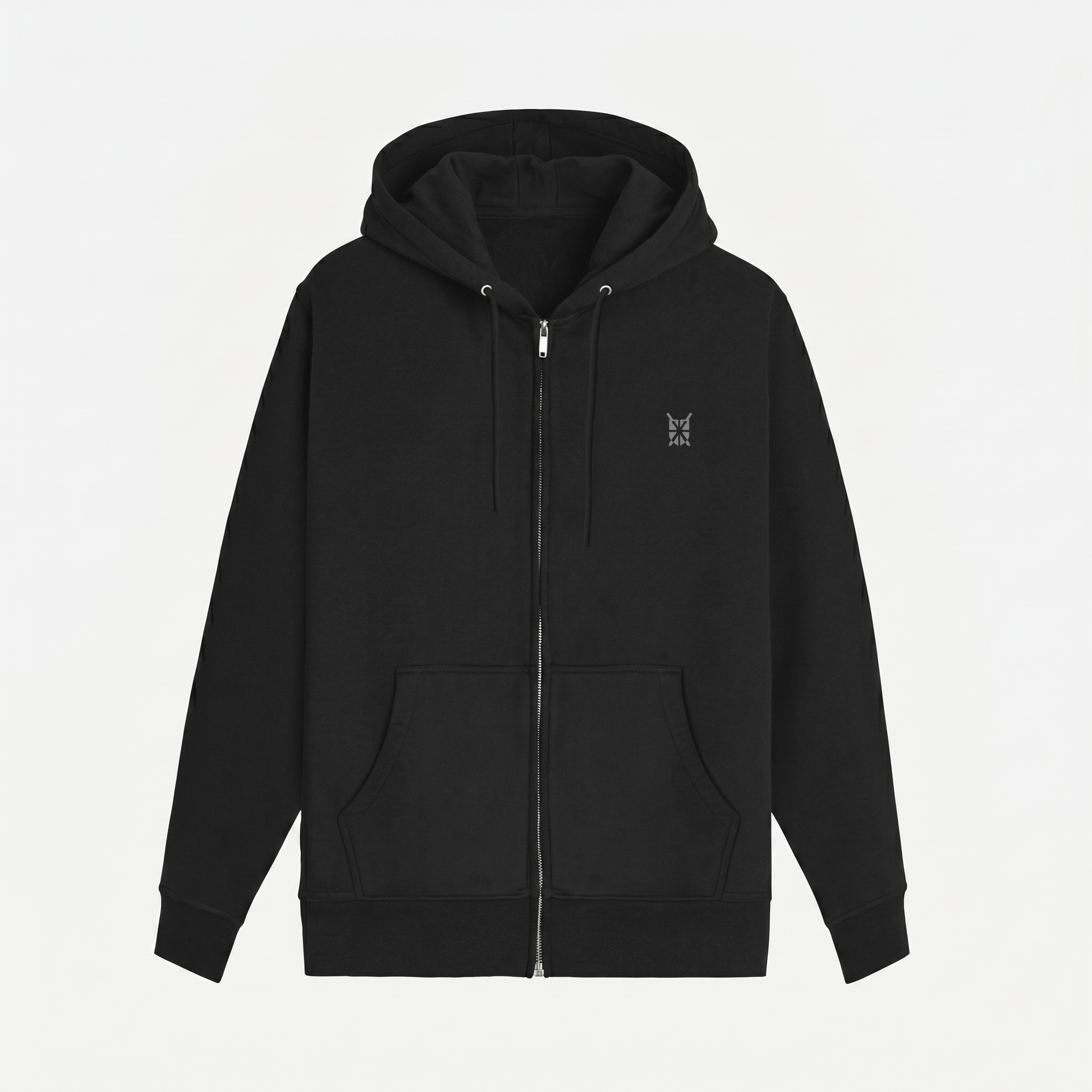 Black Zip Hoodie (Unisex)