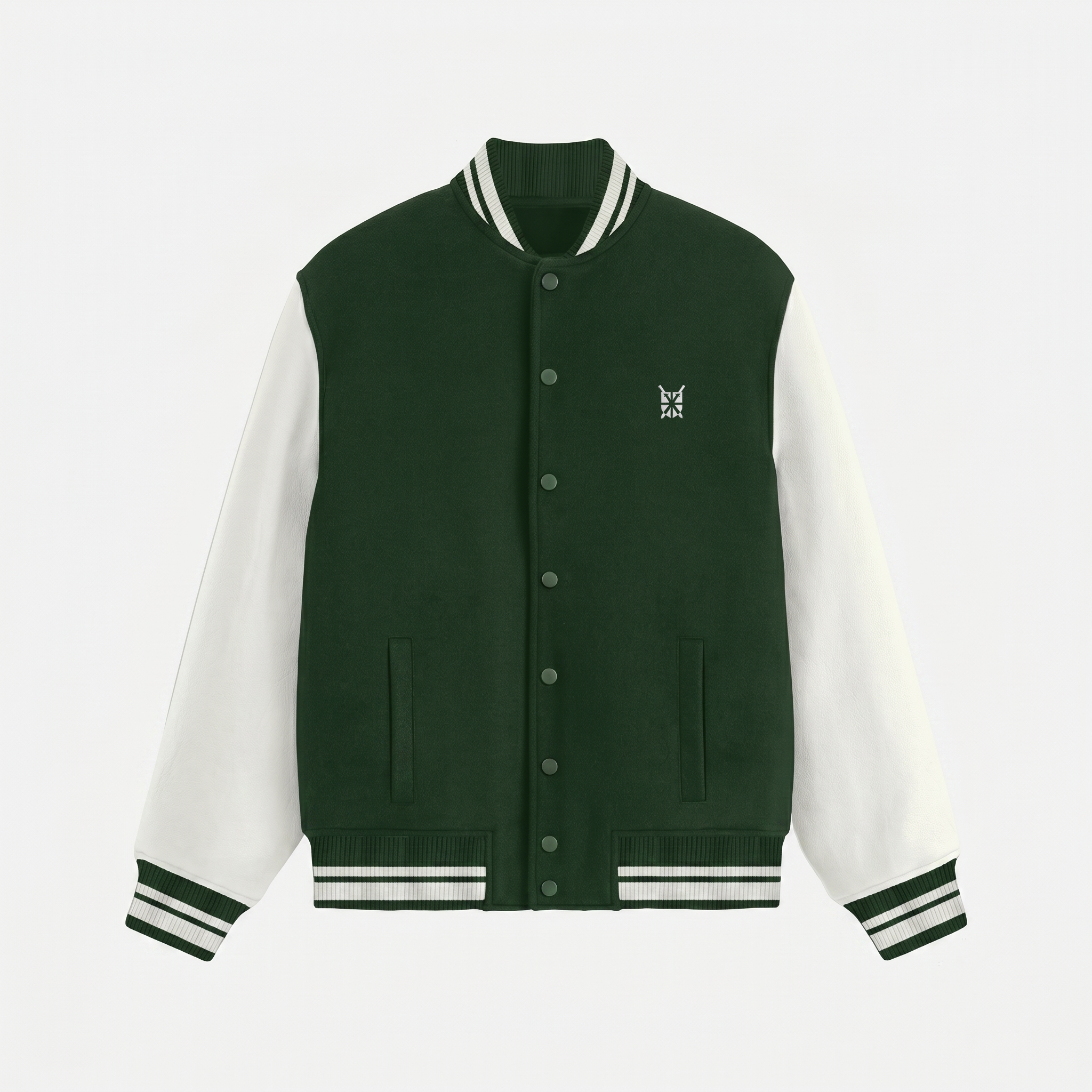 Varsity Bottle Green Jacket (Unisex)