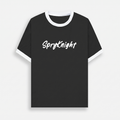 Ringer Black T-Shirt (Unisex)