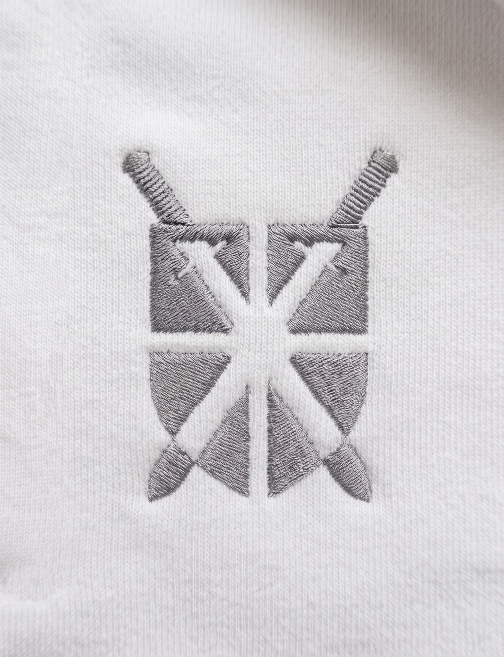 White Zip Hoodie (Unisex)
