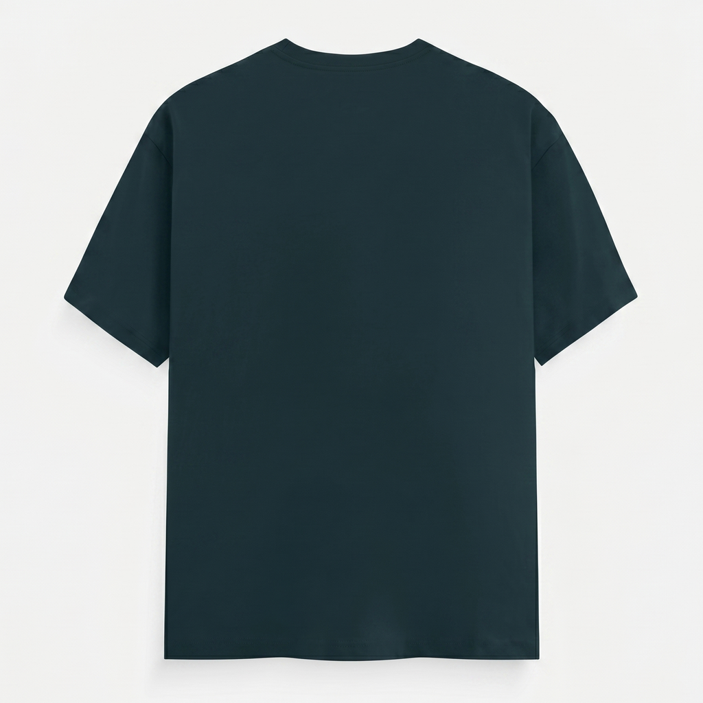 Classic Crew Neck Petrol Blue T-Shirt (Unisex)