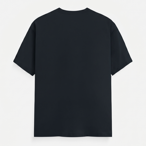 Classic Crew Neck Navy Blue T-Shirt (Unisex)