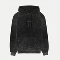 Acid Washed Black Hoodie (Unisex)