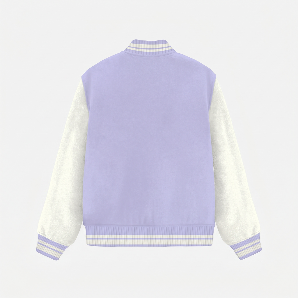 Varsity Lavender Jacket (Unisex)