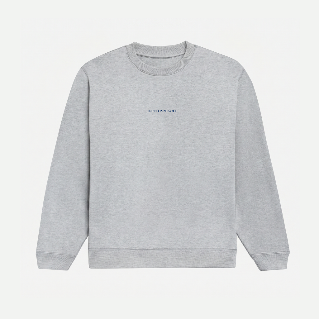 Grey Melange Sweatshirt (Unisex)