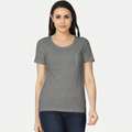 Women's Charcoal Melange Classic T-Shirt