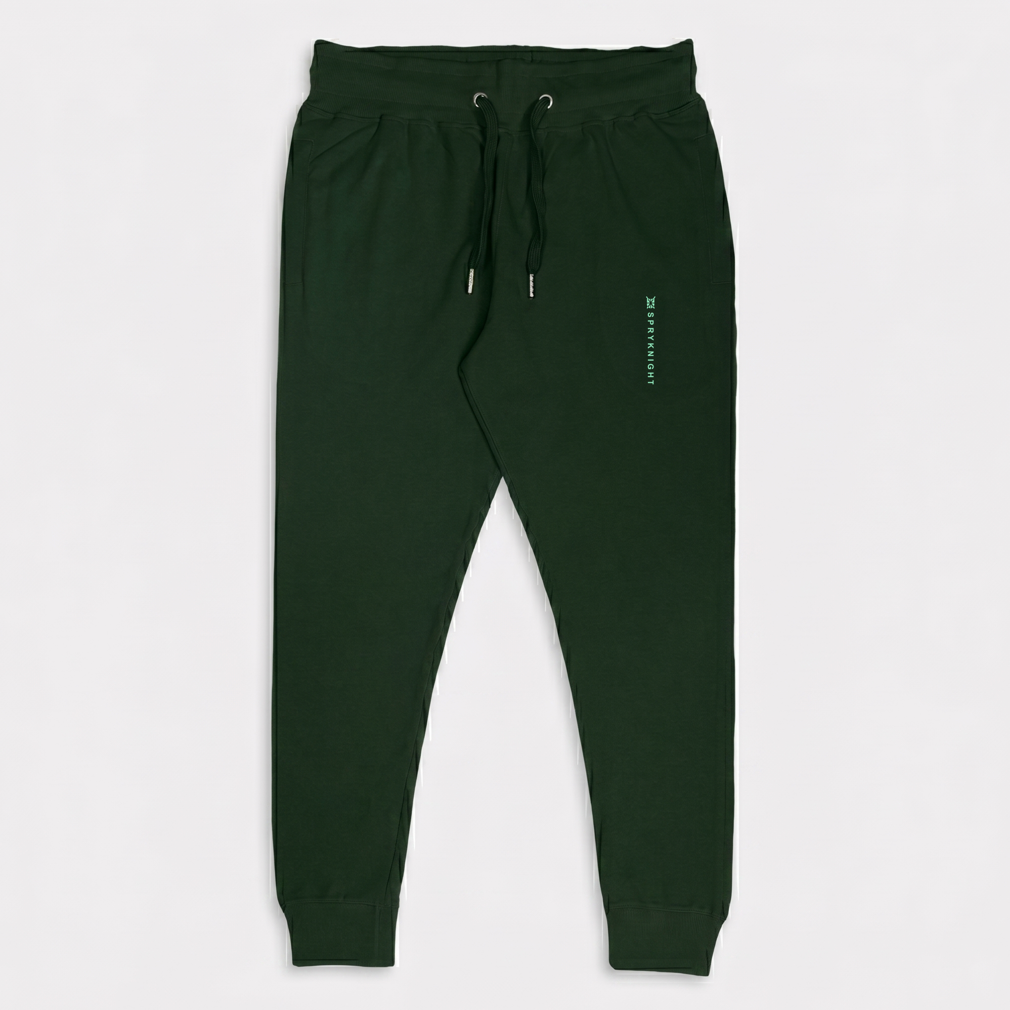 Bottle Green Cotton Joggers (Unisex)