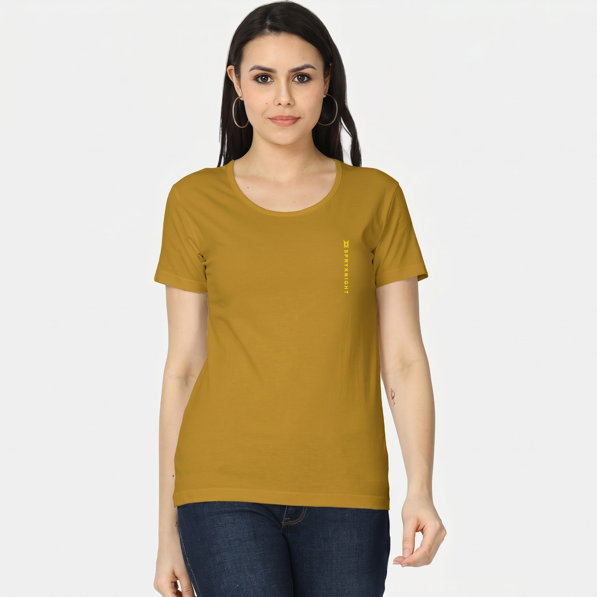 Women's Mustard Yellow Classic T-Shirt