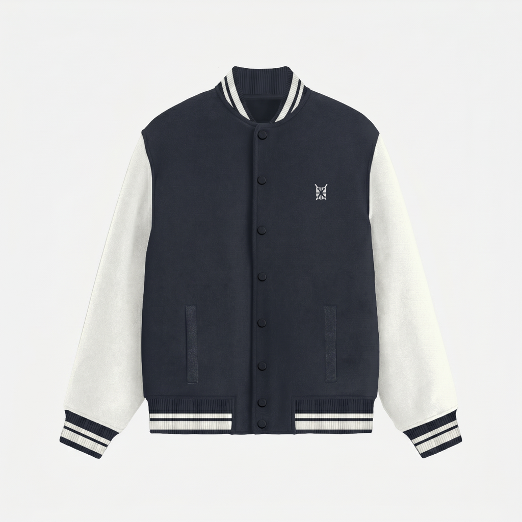 Varsity Navy Blue Jacket (Unisex)