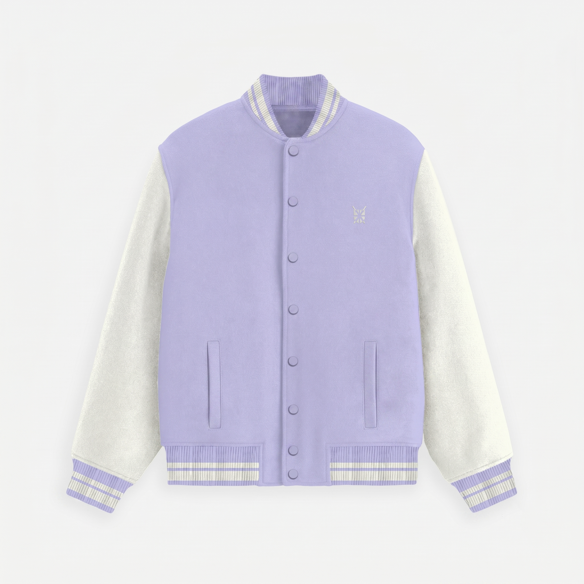 Varsity Lavender Jacket (Unisex)