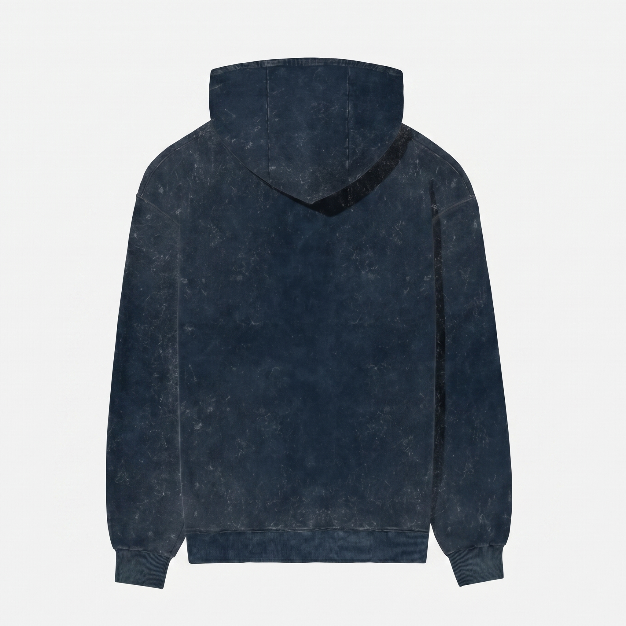Acid Washed Navy Blue Hoodie (Unisex)