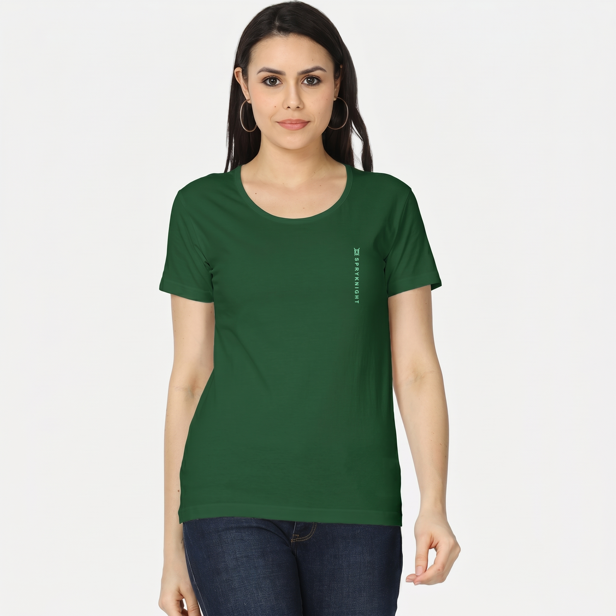 Women's Bottle Green Classic T-Shirt