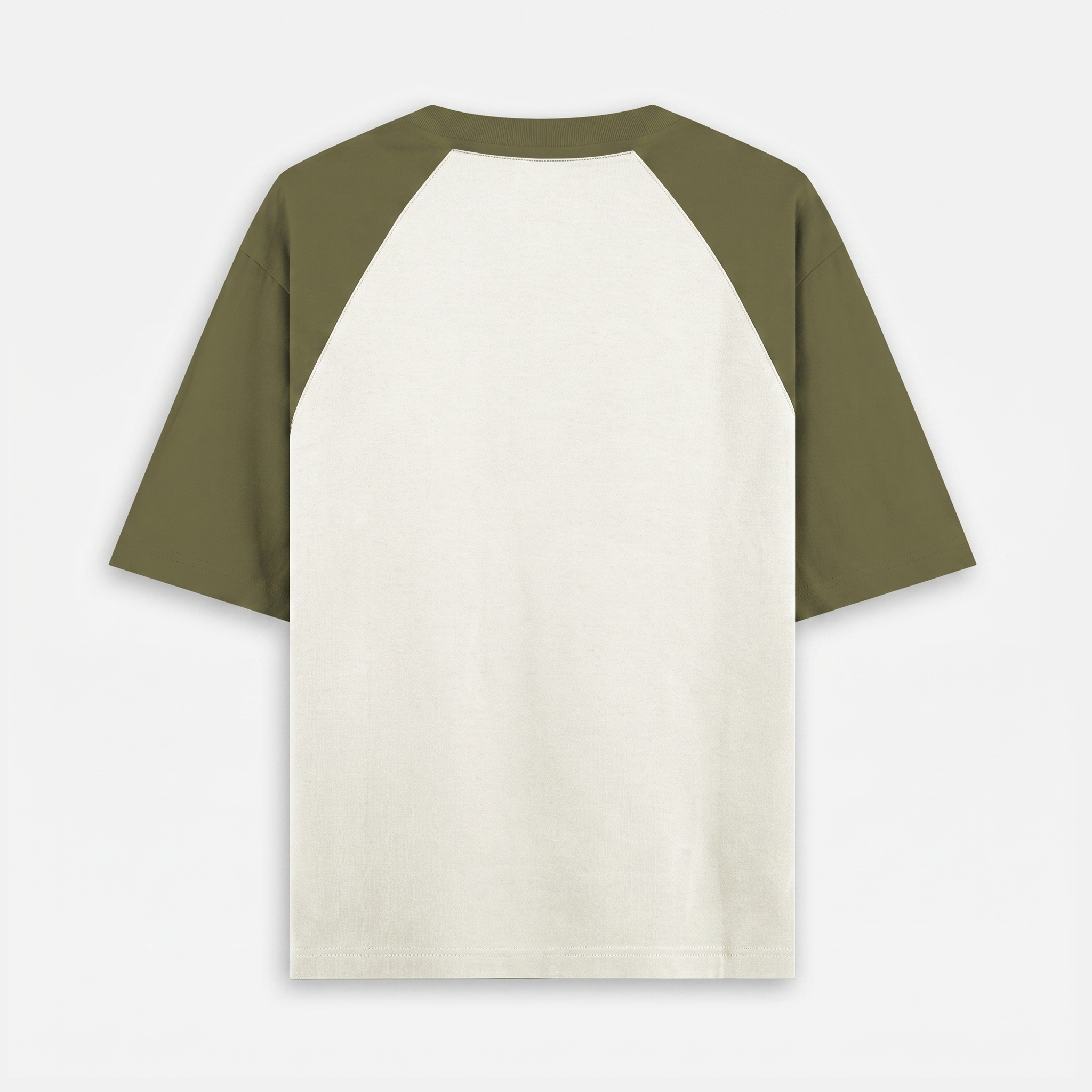 Oversized Raglan Olive Green T-Shirt (Unisex)
