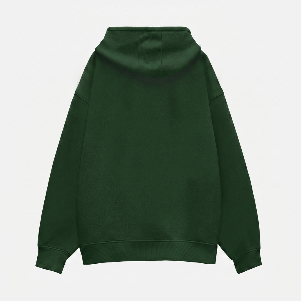 Oversized Bottle Green Hoodie (Unisex)