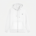 White Zip Hoodie (Unisex)
