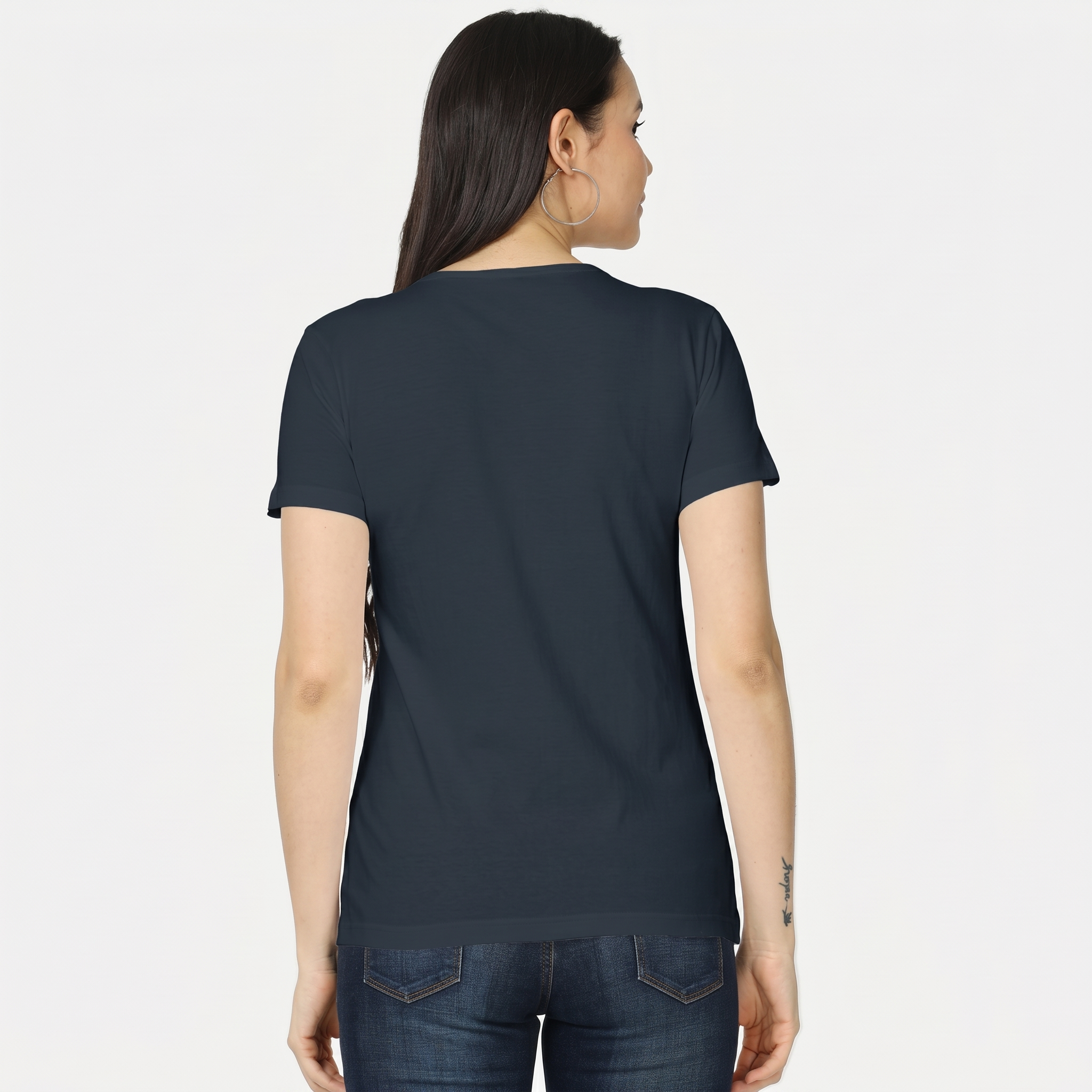 Women's Navy Blue Classic T-Shirt