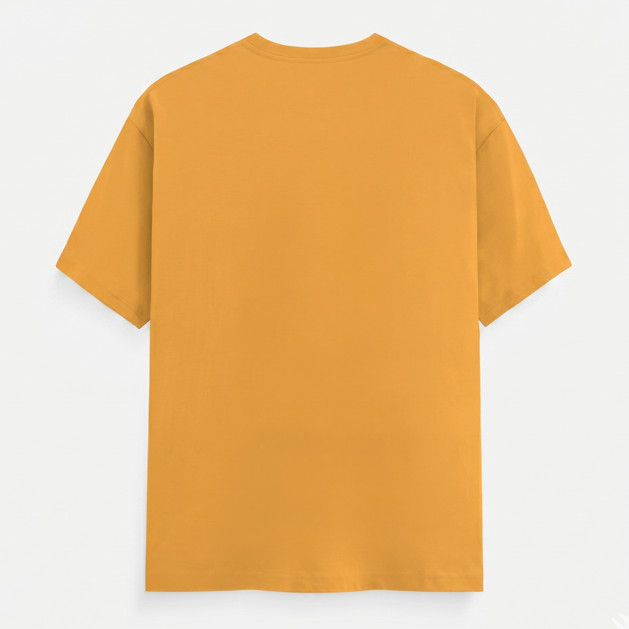 Classic Crew Neck Golden Yellow T-Shirt (Unisex)