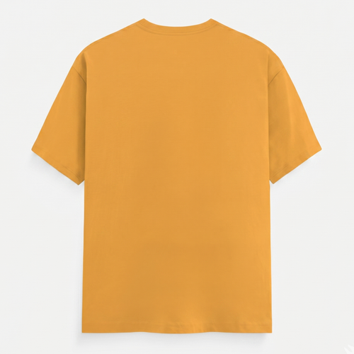 Classic Crew Neck Golden Yellow T-Shirt (Unisex)