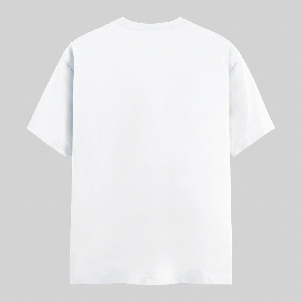 Classic Crew Neck White T-Shirt (Unisex)
