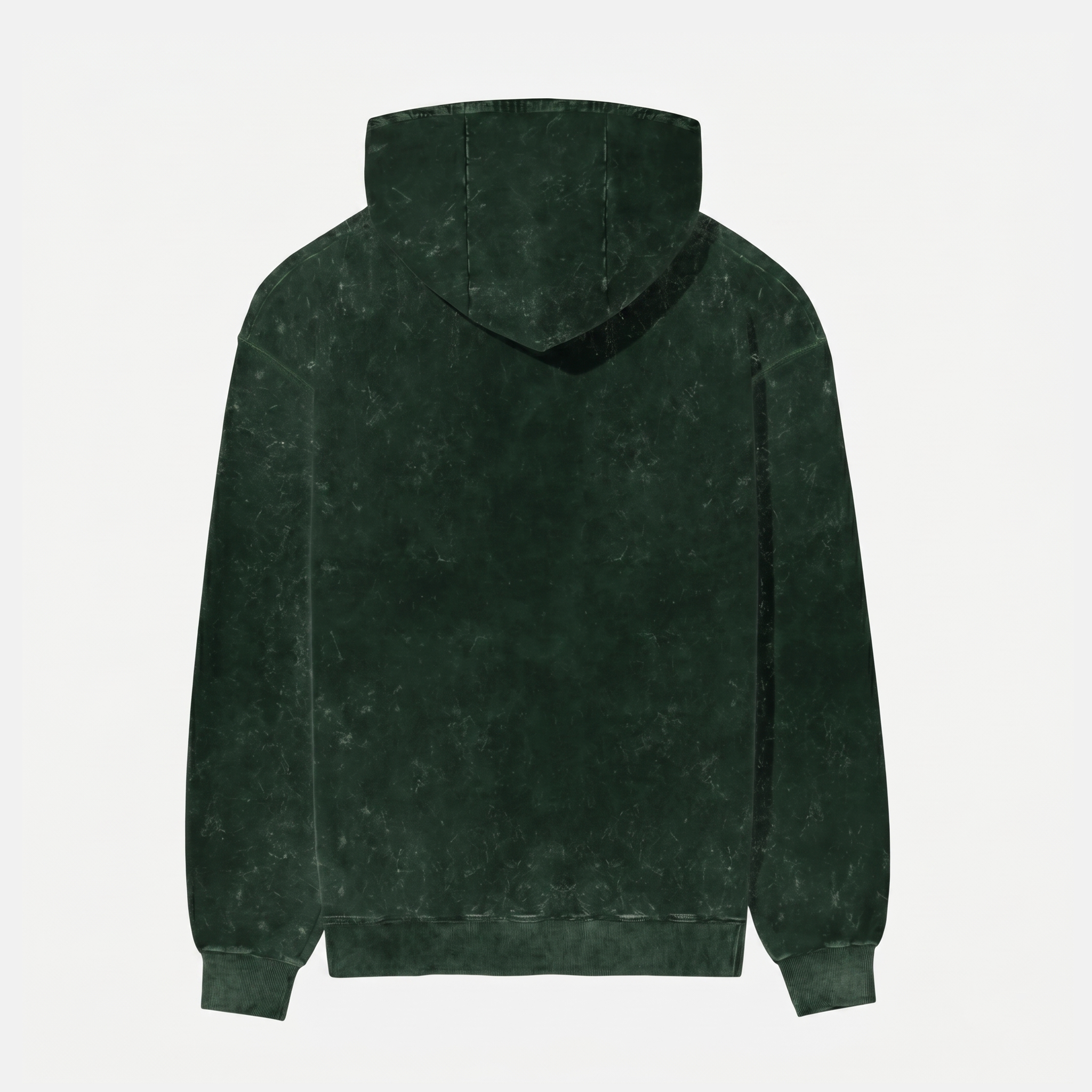 Acid Washed Bottle Green Hoodie (Unisex)