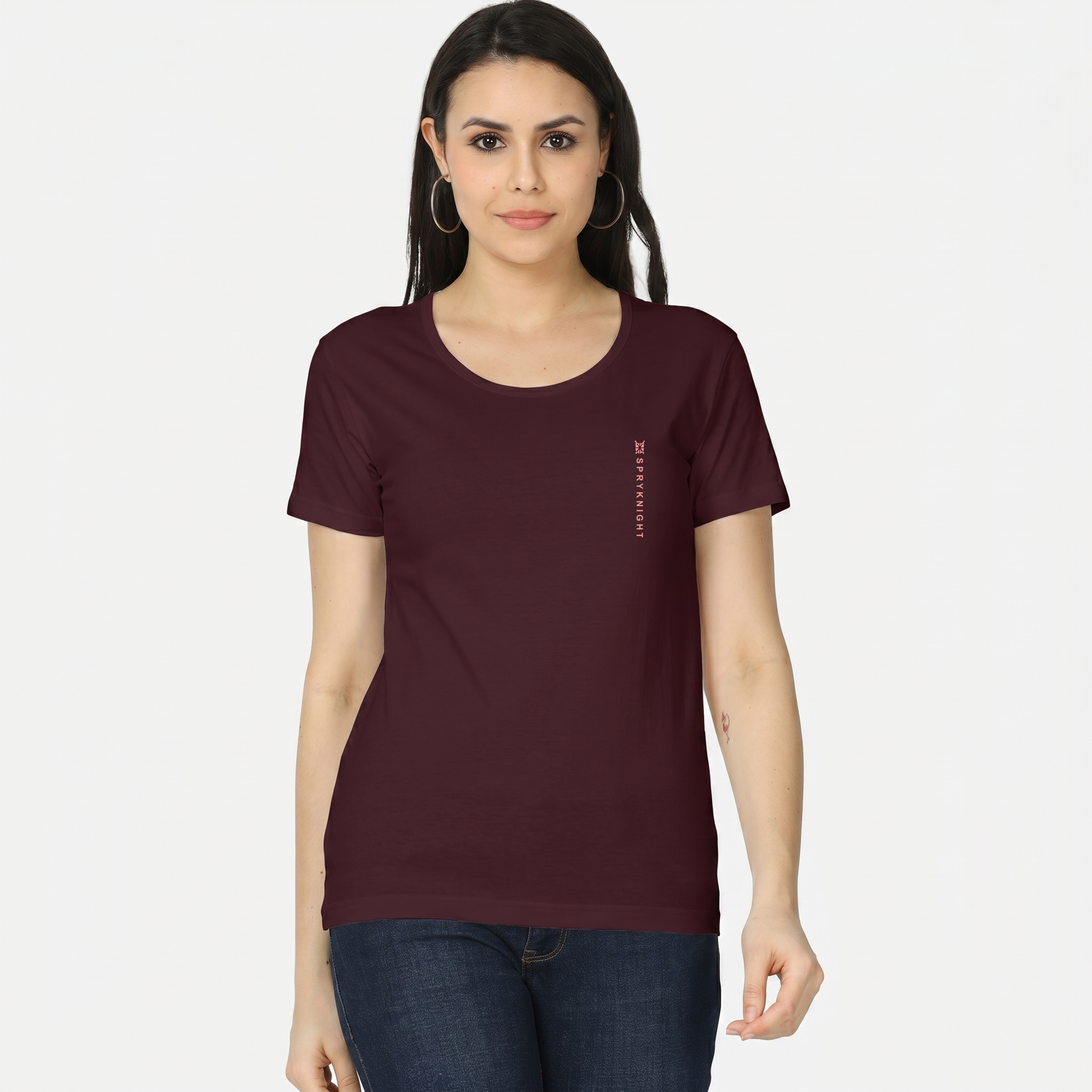 Women's Maroon Classic T-Shirt