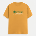 Classic Crew Neck Golden Yellow T-Shirt (Unisex)