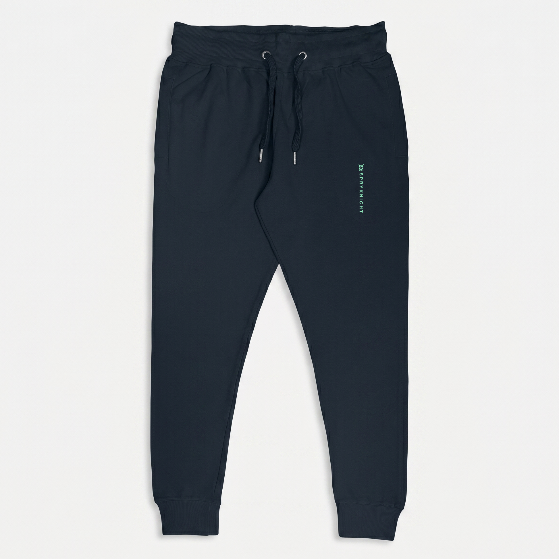 Navy Blue Cotton Joggers (Unisex)