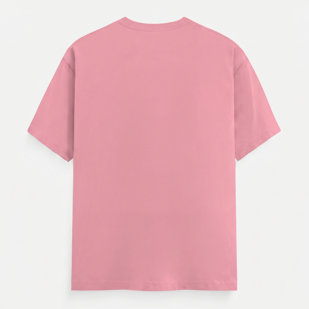 Classic Crew Neck Flamingo Pink T-Shirt (Unisex)
