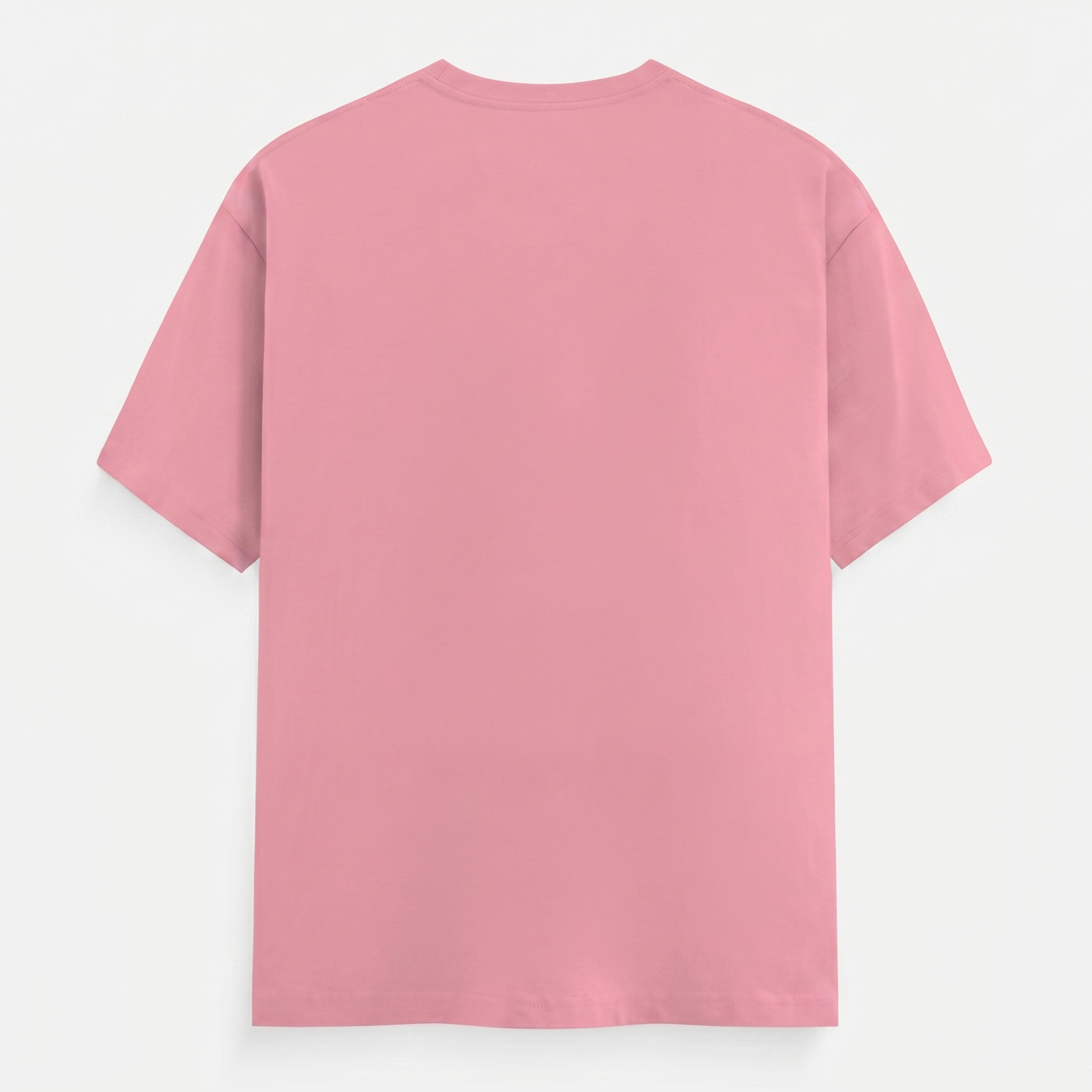 Classic Crew Neck Flamingo Pink T-Shirt (Unisex)