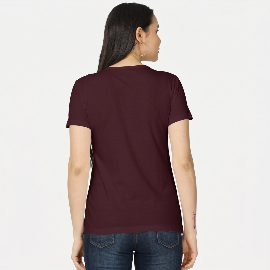 Women's Maroon Classic T-Shirt
