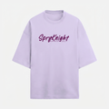 French Terry Lavender Oversized T-Shirt (Unisex)