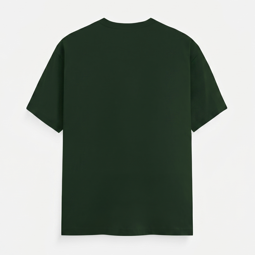 Classic Crew Neck Bottle Green T-Shirt (Unisex)
