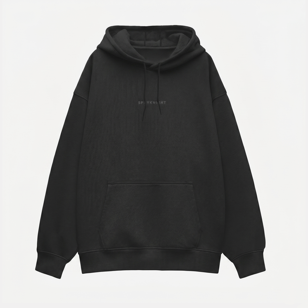 Oversized Black Hoodie (Unisex)