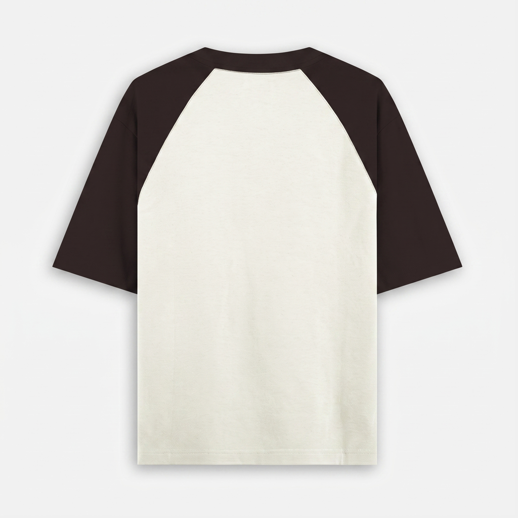 Oversized Raglan Coffee Brown T-Shirt (Unisex)