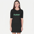 Women's Black T-Shirt Dress