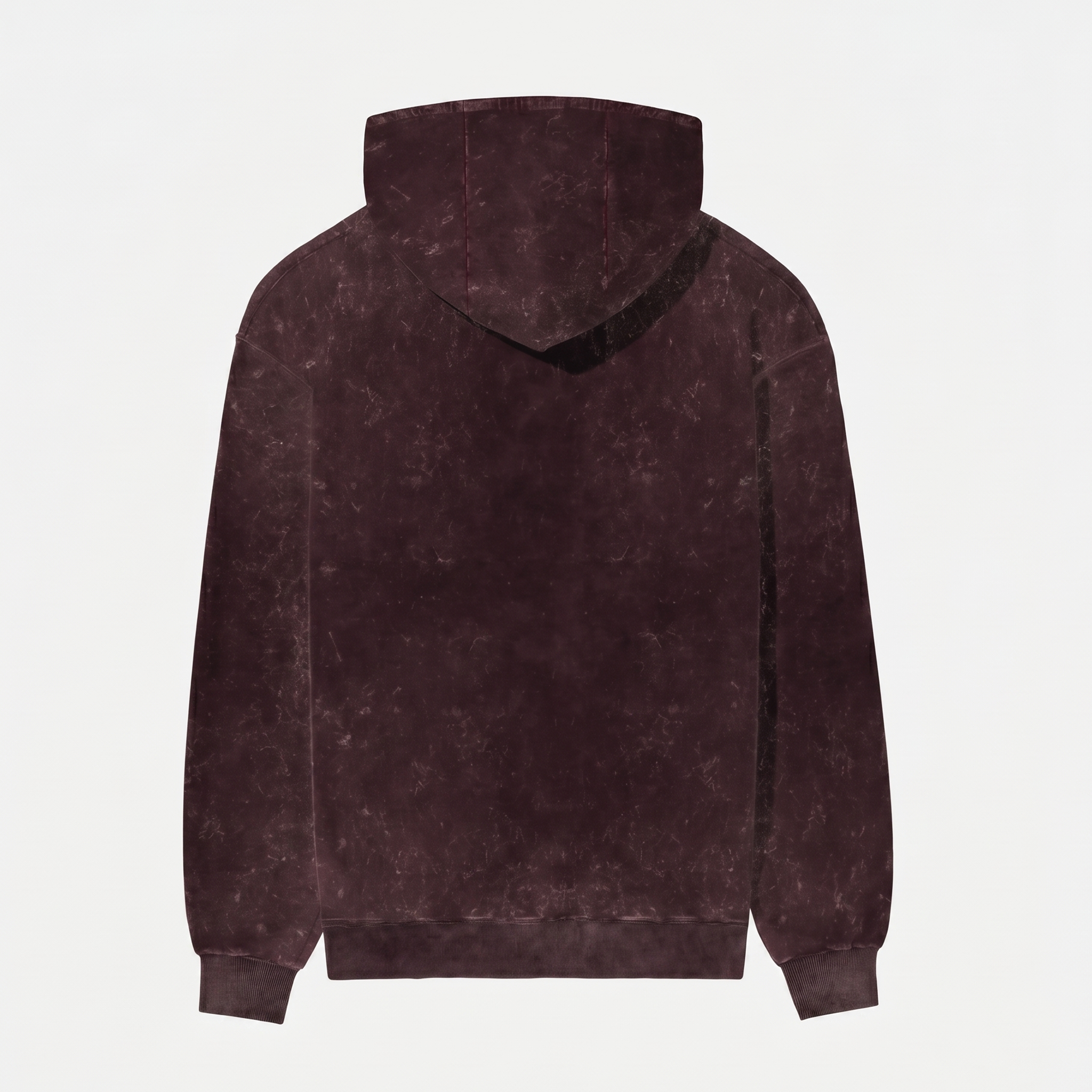 Acid Washed Maroon Hoodie (Unisex)