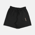 French Terry Black Shorts (Unisex)