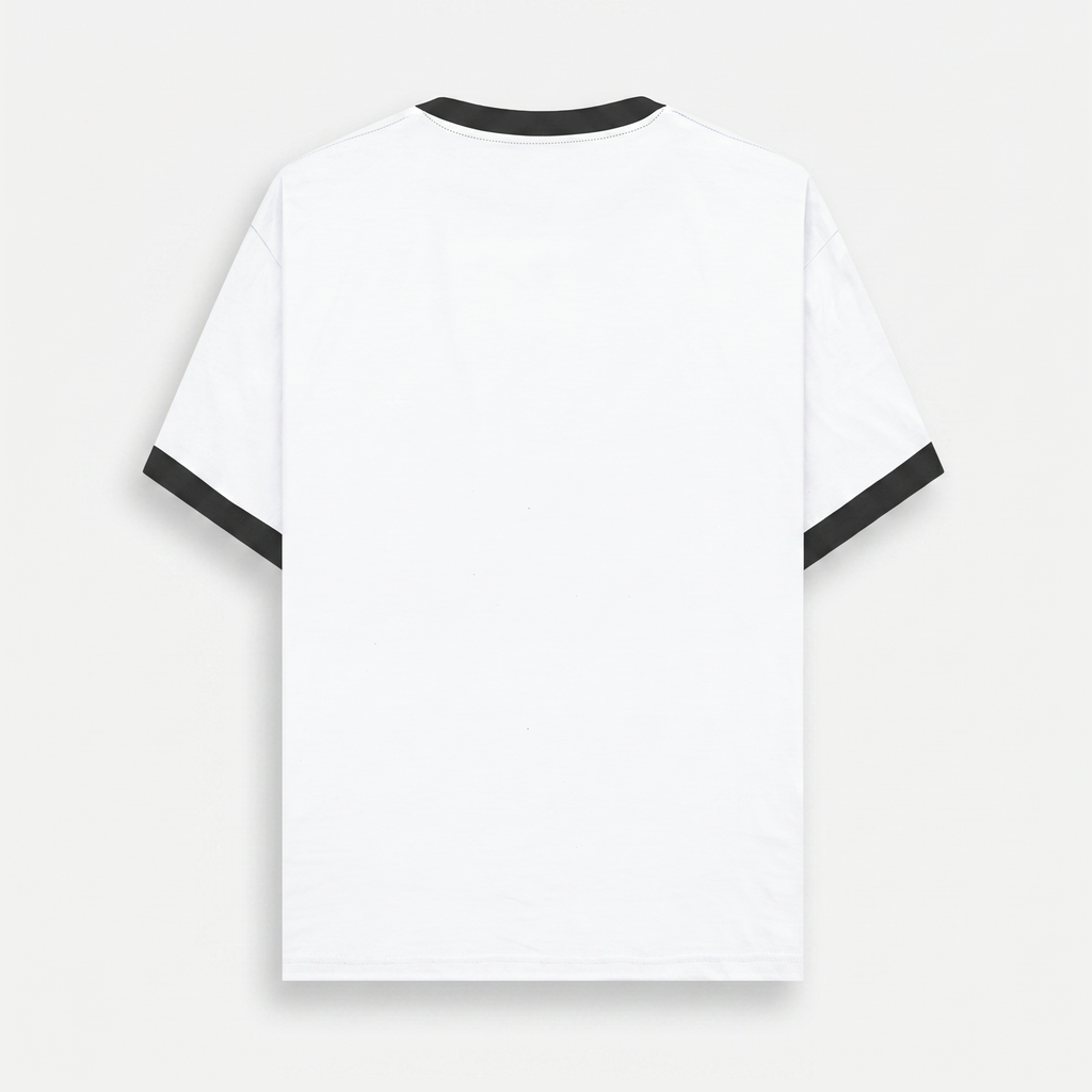 Ringer White T-Shirt (Unisex)