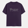 Classic Crew Neck Purple T-Shirt (Unisex)