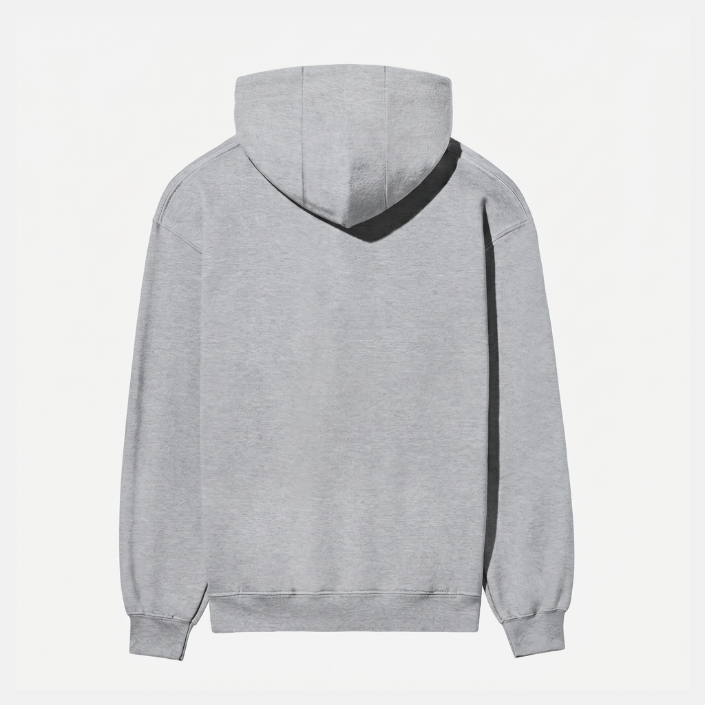 Grey Melange Hoodie (Unisex)