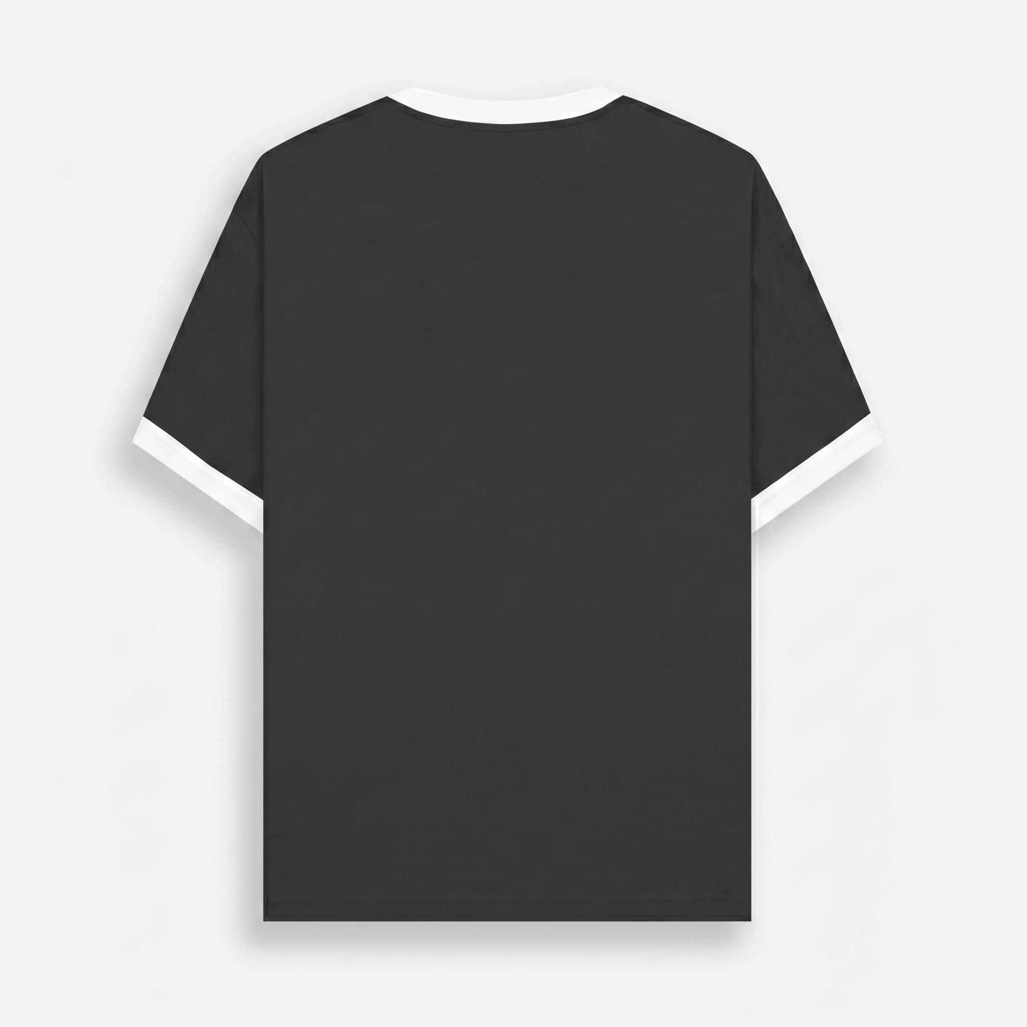 Ringer Black T-Shirt (Unisex)