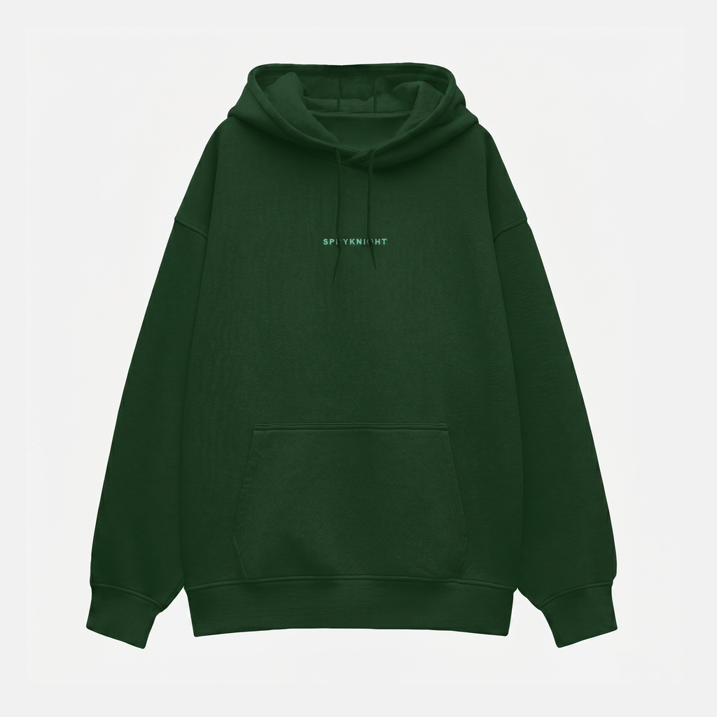 Oversized Bottle Green Hoodie (Unisex)