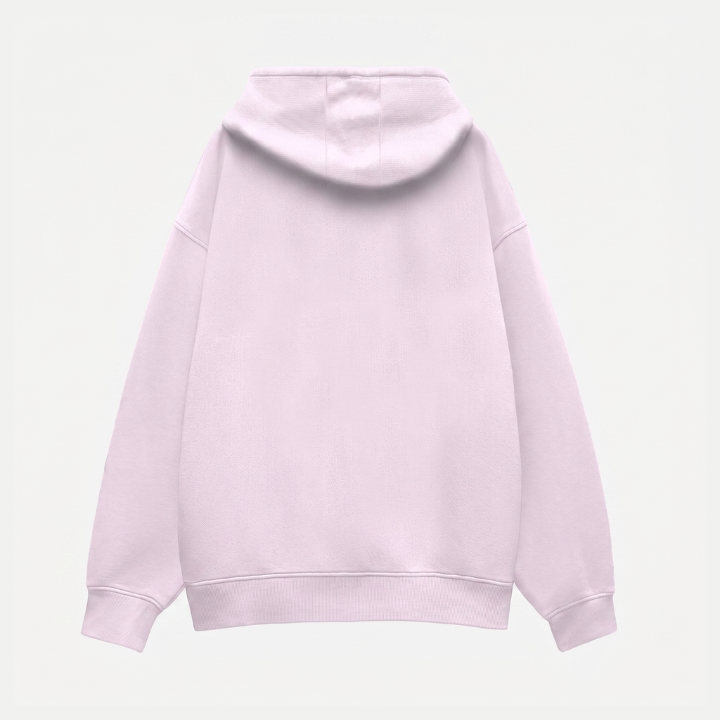 Oversized Light Baby Pink Hoodie (Unisex)