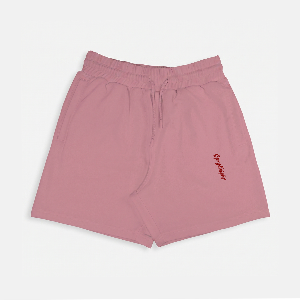 French Terry Flamingo Pink Shorts (Unisex)