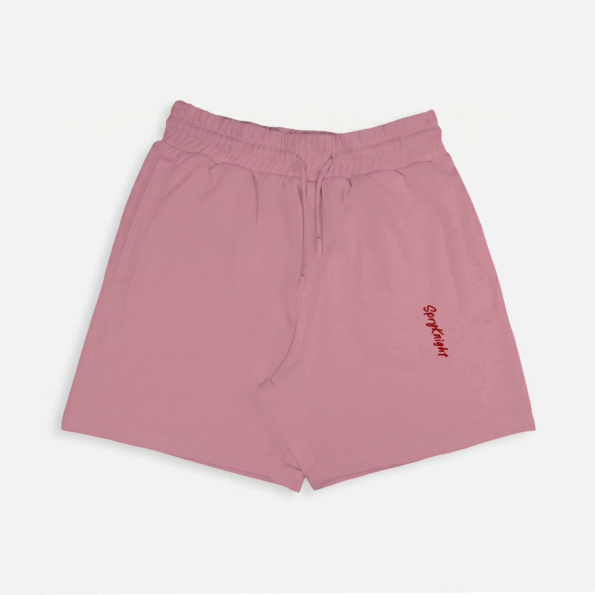 French Terry Flamingo Pink Shorts (Unisex)