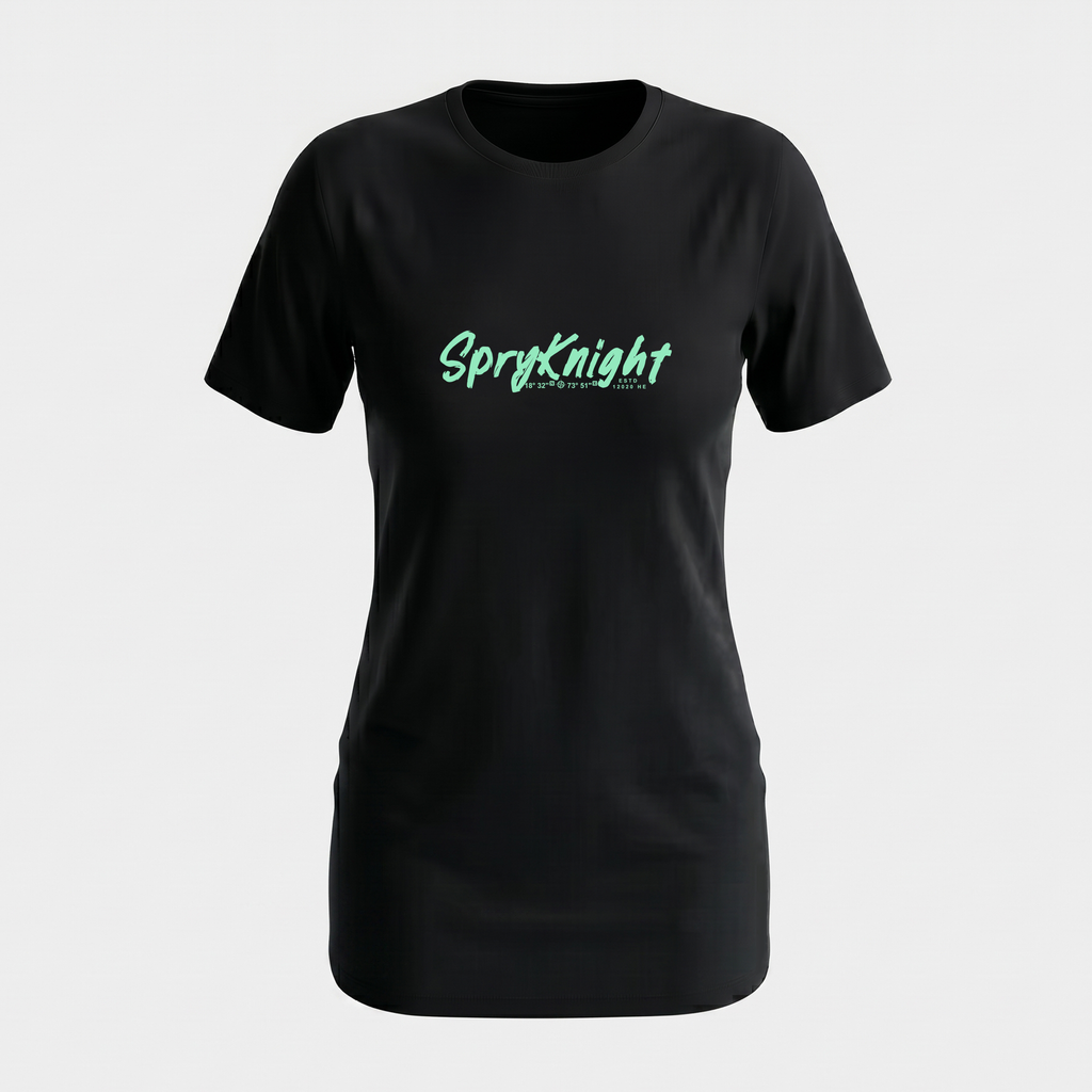 Women's Black T-Shirt Dress